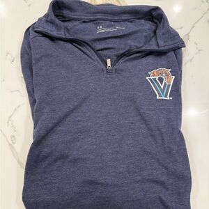 Under Armour Navy Blue Quarter-Zip Pullover
